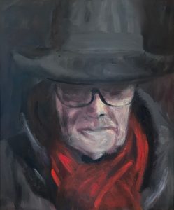 'Portret Peter', 40 x 30, olieverf op linnen, 2024